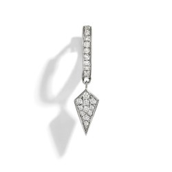 STATEMENT Petite créole STAIRWAY Diamants & Argent FSJ152