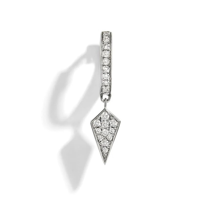 Petite créole STAIRWAY Diamants & Argent FSJ152
