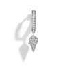 STATEMENT Petite créole STAIRWAY Diamants & Argent FSJ152