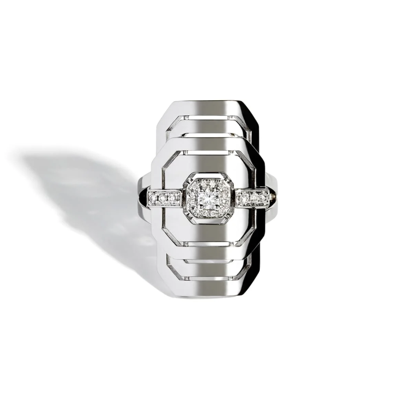 Bague MY WAY Semi pavée & Argent FSJ174