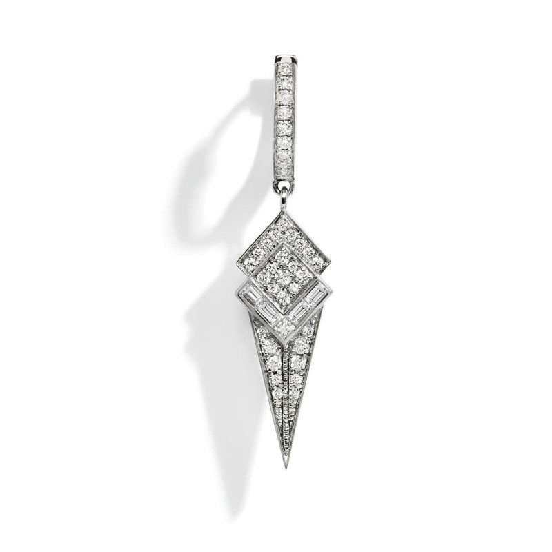 Créole STAIRWAY CÔNE Diamants & Argent FSJ232