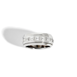 STATEMENT Bague ROCKAWAY SPINNER Argent FSJ306