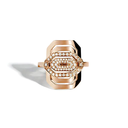 Bague MINI MY WAY Semi pavée & Or rose FSJ342