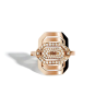 STATEMENT Bague MINI MY WAY Semi pavée & Or rose FSJ342