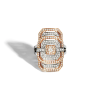 STATEMENT Bague MY WAY DIAMANTS, Or rose & Argent FSJ419