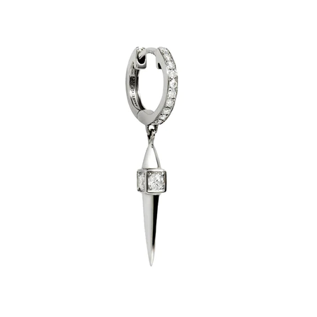 Créole ROCKAWAY PIC Diamants & Argent FSJ123