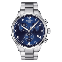 TISSOT CHRONO XL CLASSIC CHRONO 45MM FOND BLEU