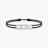 BRACELET MESSIKA CARE(S) DIAMANT OR BLANC CORDON NOIR 14140-WG