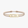 BRACELET MESSIKA CARE(S) DIAMANTS OR JAUNE CORDON BEIGE 14099-YG