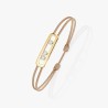 BRACELET MESSIKA CARE(S) DIAMANTS OR JAUNE CORDON BEIGE 14099-YG