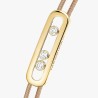 BRACELET MESSIKA CARE(S) DIAMANTS OR JAUNE CORDON BEIGE 14099-YG