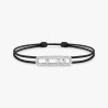 BRACELET MESSIKA CARE(S) DIAMANTS PAVE OR BLANC CORDON NOIR 14141-WG