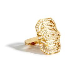 Bague Mini My Way Or jaune & diamants