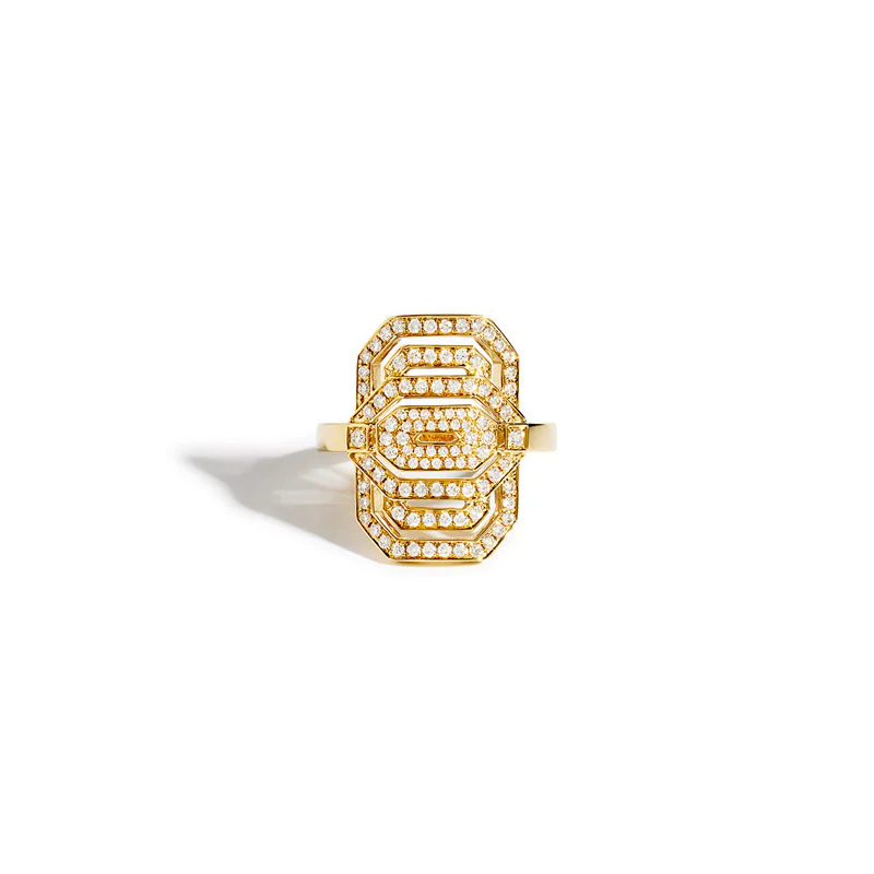 Bague Mini My Way Or jaune & diamants