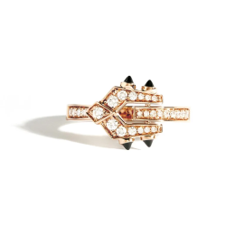 Bague Mini Spike Or rose,...