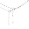 Pendentif Spike Argent, diamants & agates noires