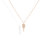 Collier Stairway S Or rose & diamants