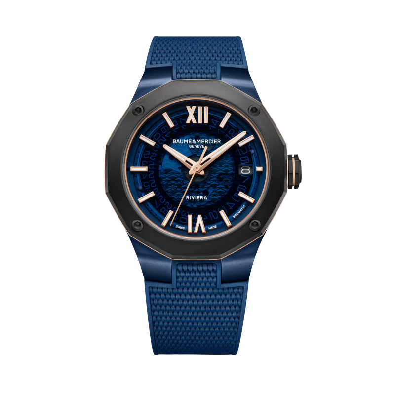 Baume & Mercier Riviera Homme Automatique 42 mm Titane bracelet Silicone