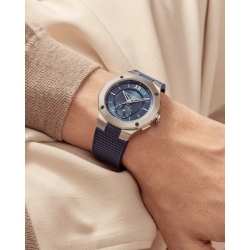 Baume & Mercier Riviera Maréographe Homme Automatique 43 mm bracelet Silicone Edition limitée