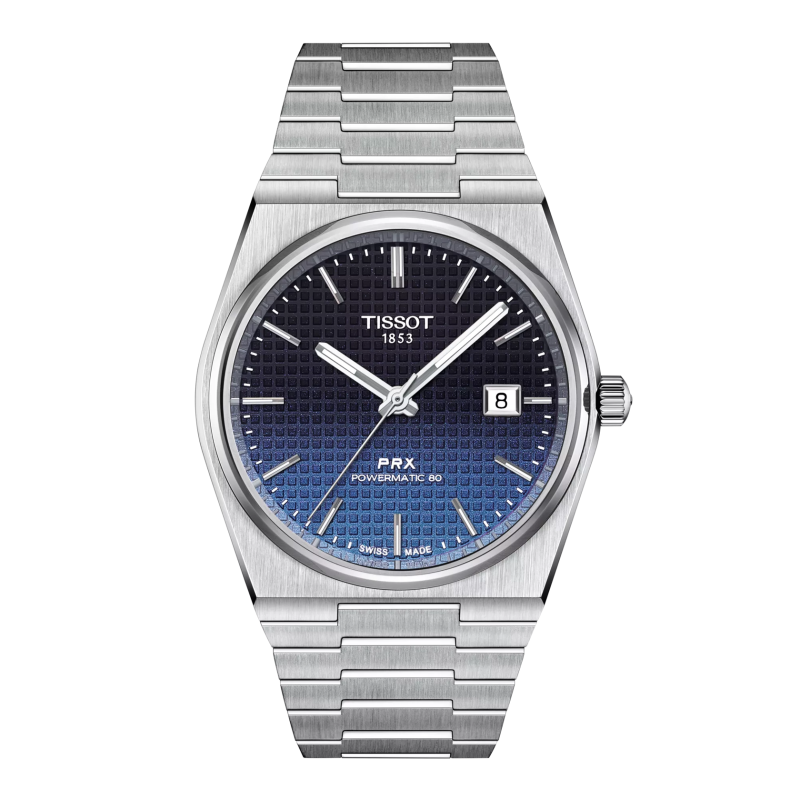 TISSOT PRX POWERMATIC 80 Cadran Noir Caméléon Gradient