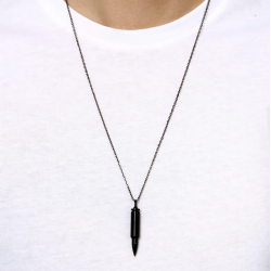 Collier Fatal Attraction Titane noir