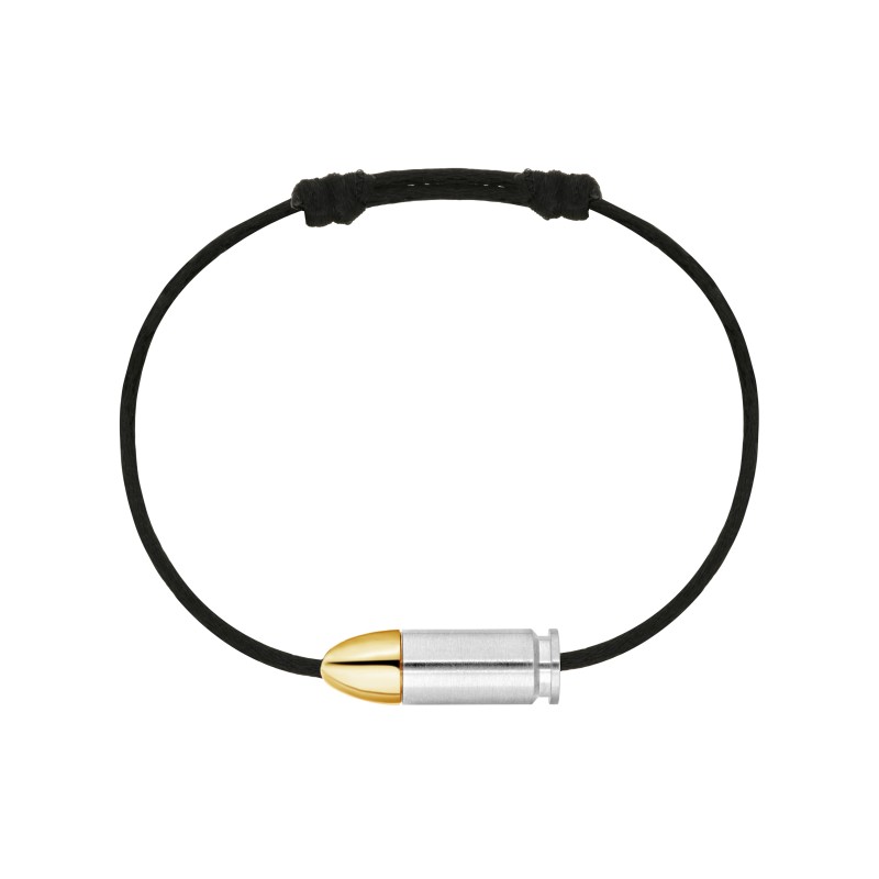 Bracelet cordon Bang Bang Or jaune & titane