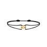 Bracelet cordon Capture Me PM Or jaune
