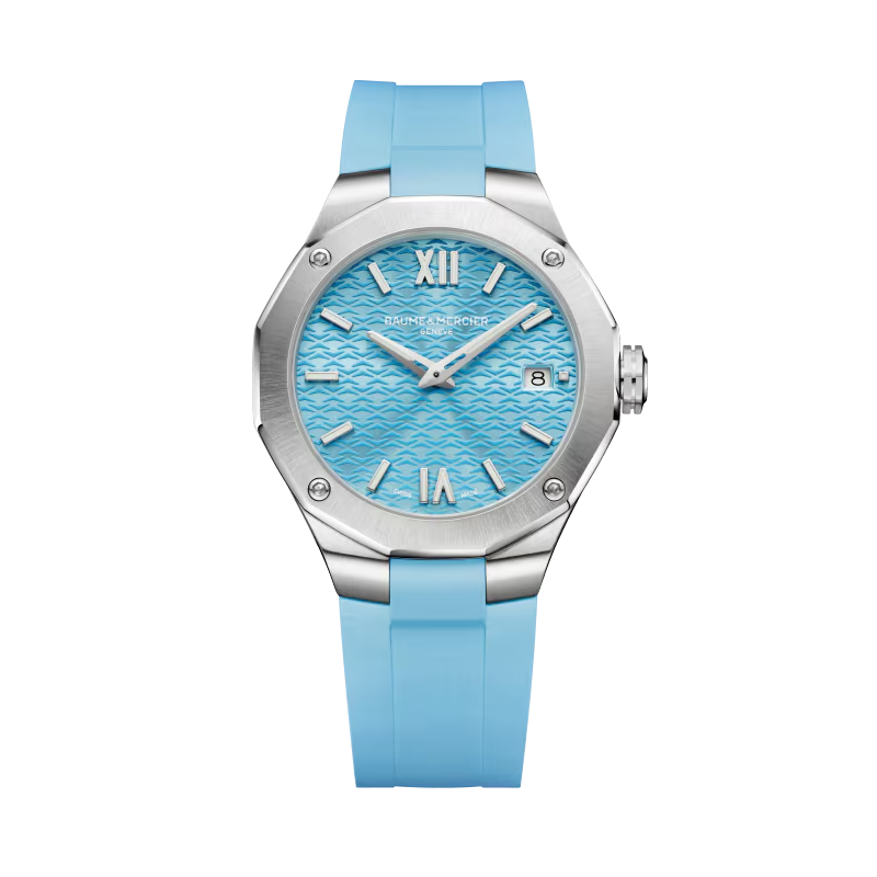 Baume & Mercier Riviera Femme Quartz 36 mm Acier bracelet Silicone 10800